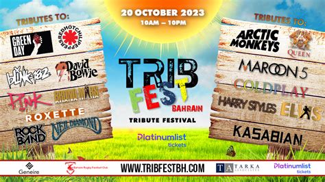 Trib Fest in Bahrain Tickets, 2023 Music Festival - Platinumlist.net