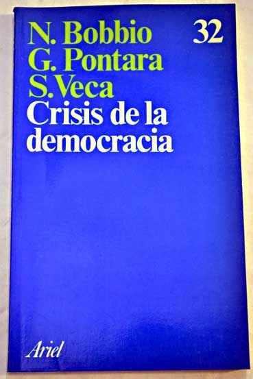 Crisis De La Democracia Bobbio Norberto Et Al Euros Ref