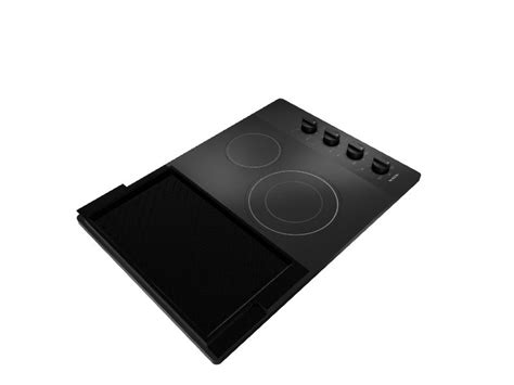 Maytag 30 In 4 Elements Smooth Surface Radiant Black Electric Cooktop In The Electric Cooktops