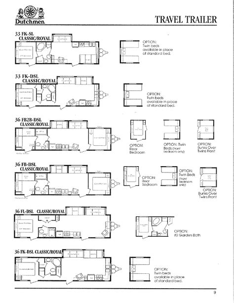 1995 Dutchmen Floorplan RV Roundtable Buy Sell Join