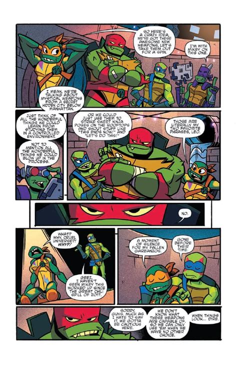 Nickalive Preview Of Idw S Rise Of Teenage Mutant Ninja Turtles