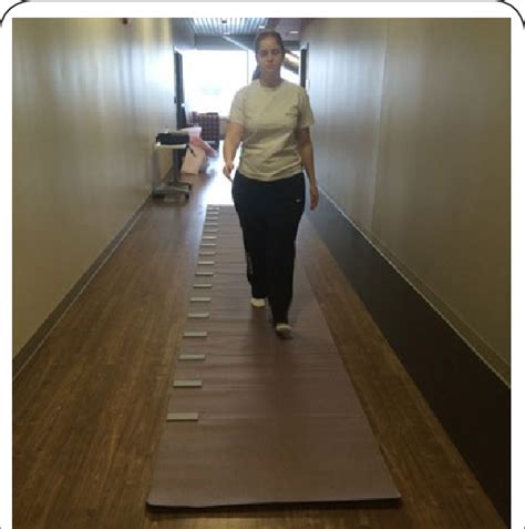 Gait Performance Assessed With The Gaitrite Electronic Walkway