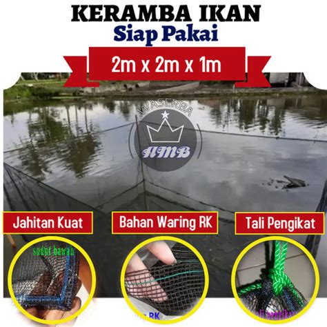 Jual Keramba Ikan Hapa Jaring Apung Ukuran M X M X M M X M X M