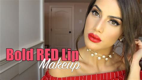 Bold Red Lip Makeup Youtube