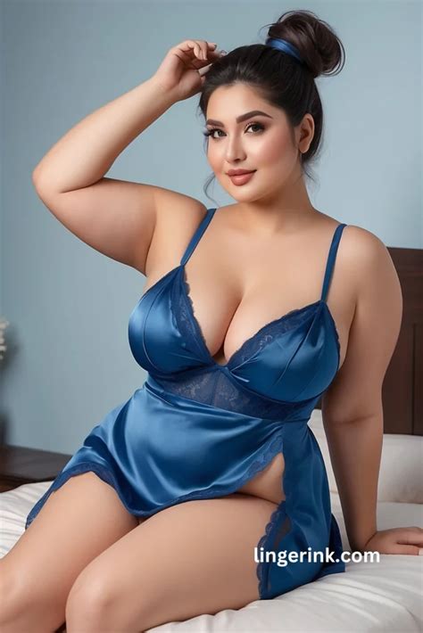 Blue Plus Size Lingerie Unveiling Elegance And Comfort