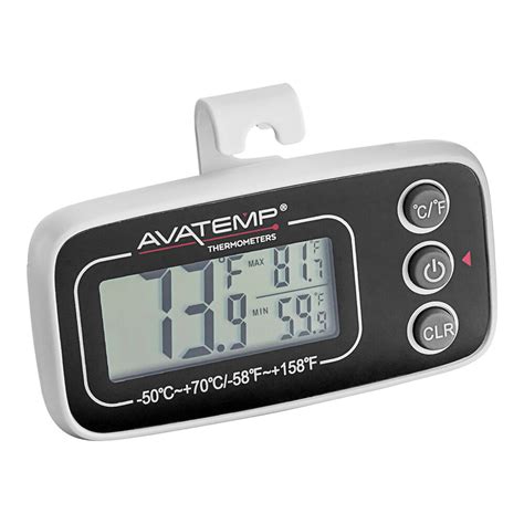 Avatemp Digital Refrigerator Freezer Thermometer With High Low Sensing