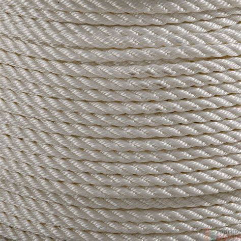 Buy Bridon Polyester 3 Strand Rope White Reel 220m 8mm Online At Marine