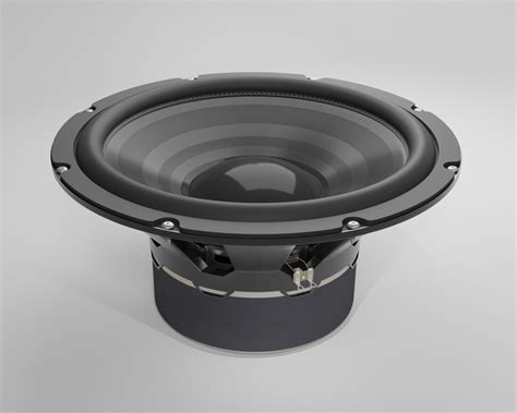 3D subwoofer speaker model - TurboSquid 1492266