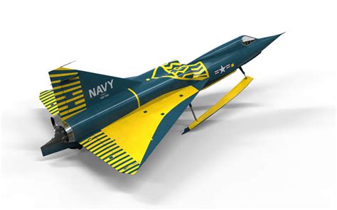 Convair Yf2Y Sea Dart Fighter - 3D Model by citizensnip