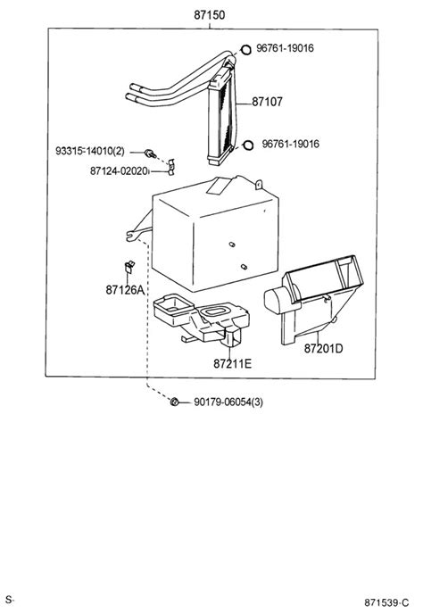 Heater Core Installation And Diagram For Toyota Runner