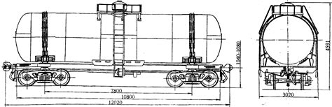 4-осная цистерна для сжиженного газа пропана-бутана, модель 15-903К