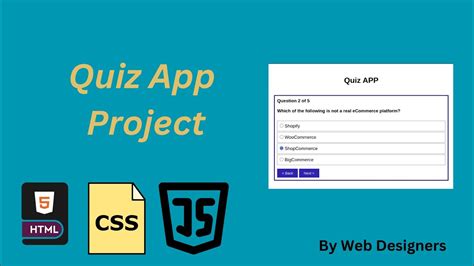 How To Make Quiz App With Javascript Html And Css Build Quiz App