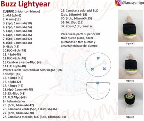 Buzz lightyear en amigurumi con patrón gratis Marina Creativa Buzz