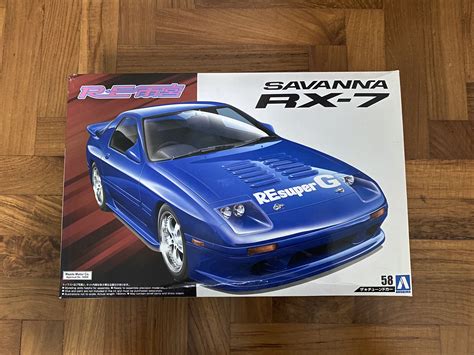 Aoshima 124 Mazda Savanna Rx 7 Fc3s Re Amemiya Bodykit Jdm Car Model