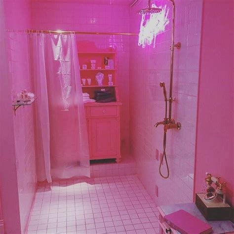 Aesthetic Pink Bathroom Shower Bath Tiles Aesthetic 7956 Hot Sex Picture