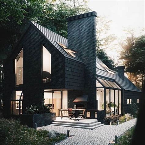 10+ All Black House Exterior – DECOOMO