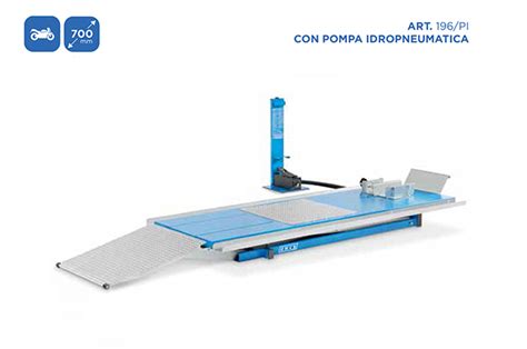 Sollevatore Per Moto Con Pompa Idropneumatica 196 PI