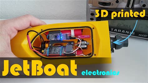 3d Printed Rc Jet Boat With Jet Drive Electronics Youtube