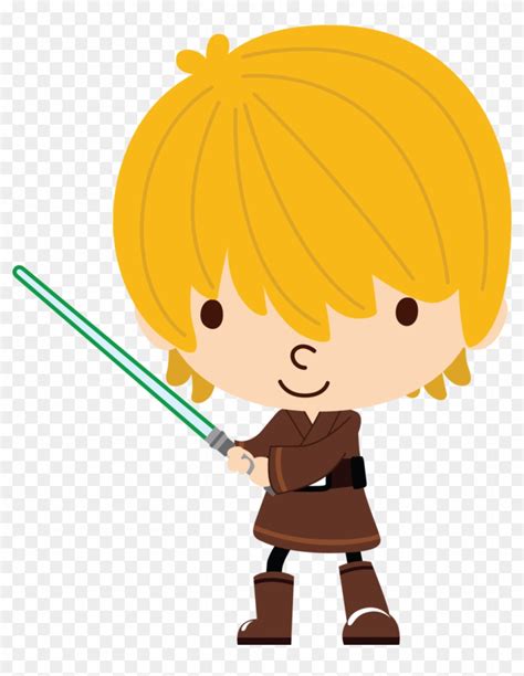 Luke Skywalker Clipart Cute Star Wars Clipart Png Free Transparent