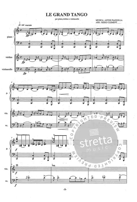 Le Grand Tango Von Astor Piazzolla Im Stretta Noten Shop Kaufen