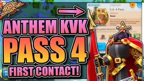 Anthem KvK Pass 4 Will We Clash Rise Of Kingdoms YouTube