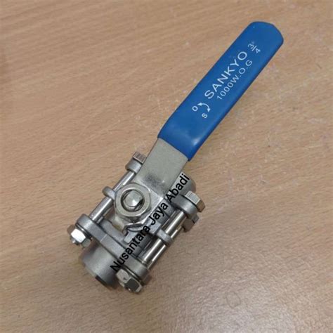 Promo Ball Valve Pc Butt Weld Bw Las Sankyo Inchi Dn Diskon