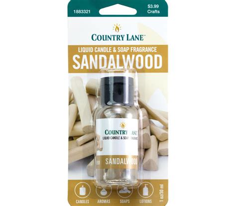 Country Lane Candle Fragrance Sandalwood