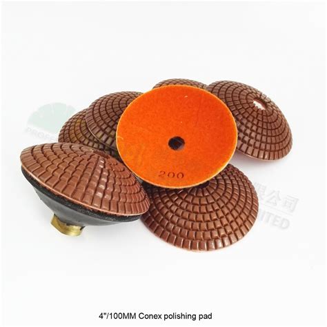 SHDIATOOL 7pcs 4 200 Bowl Shaped Wet Diamond Polishing Pads With