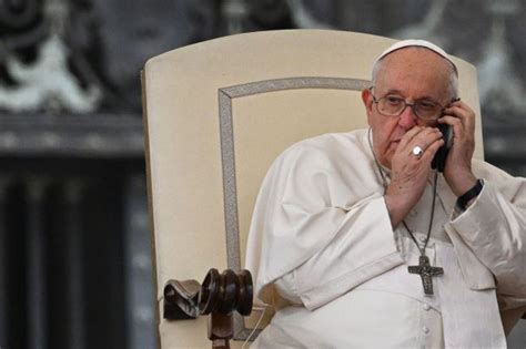 pope takes phone call meets abuse survivors  general audience