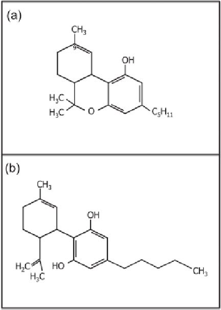 Chemical Structure Of ∆ 9 Tetrahydrocannabinol A And Cannabidiol B