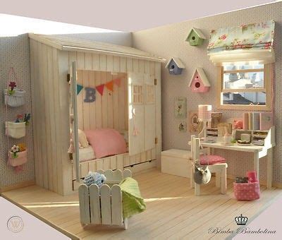 Ooak Diorama Blythe Dolls Shabby Houses By Bimba Bambolina