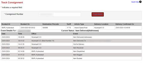 India Speed Post Tracking Trackingmore