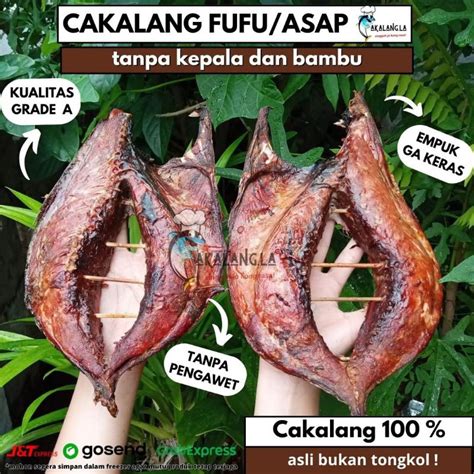 Jual Cakalang Fufu Asap Tanpa Bambu Dan Kepala Khas Manado Shopee