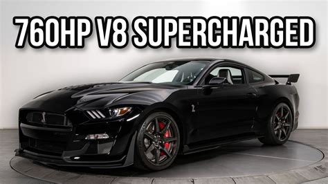 2021 Shelby Gt500 Mustang 760hp Predator V8 Supercharged W Only 990 Miles Sold 137464 Youtube