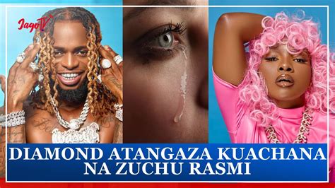 DIAMOND ATANGAZA KUACHANA NA ZUCHU RASMI SINA MAHUSIANO NIPO SINGLE