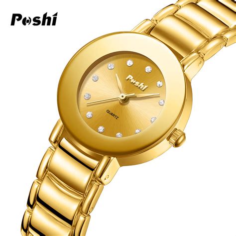 POSHI Watch For Woman Waterproof Original New Elegant Fashion