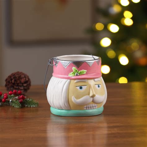 5 Nostalgic Ceramic Container Pastel Nutcracker Overstock