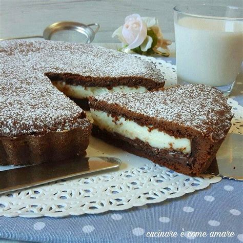 Crostata Al Cacao Con Ricotta E Nutella Cucinare Come Amare