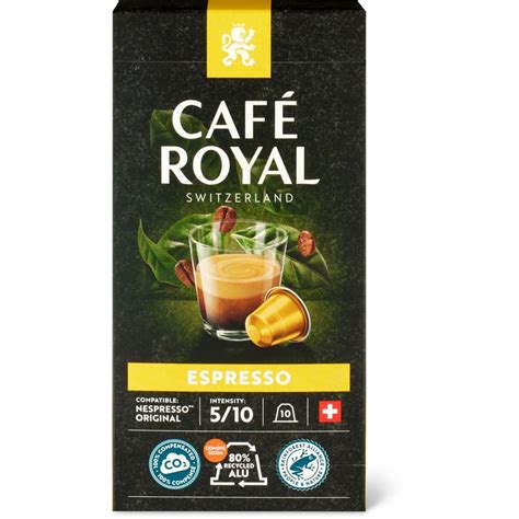 Caf Royal Capsule Di Caff In Alluminio Espresso Intensit