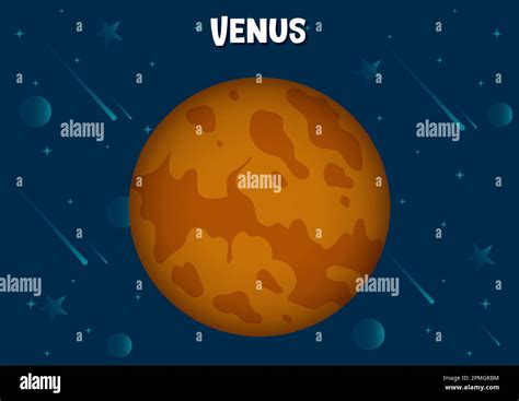 Ilustraci N Vectorial Del Planeta Venus Imagen Vector De Stock Alamy