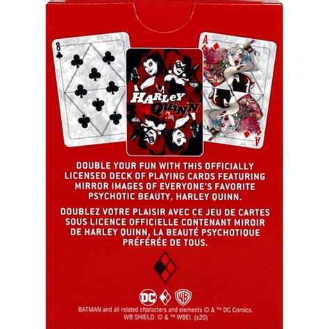 Dc Comics Harley Quinn Mirror Playing Cards