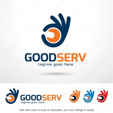 Good Service Logo Template Design Vector Stock Vector Image by ©gunaonedesign #106277622