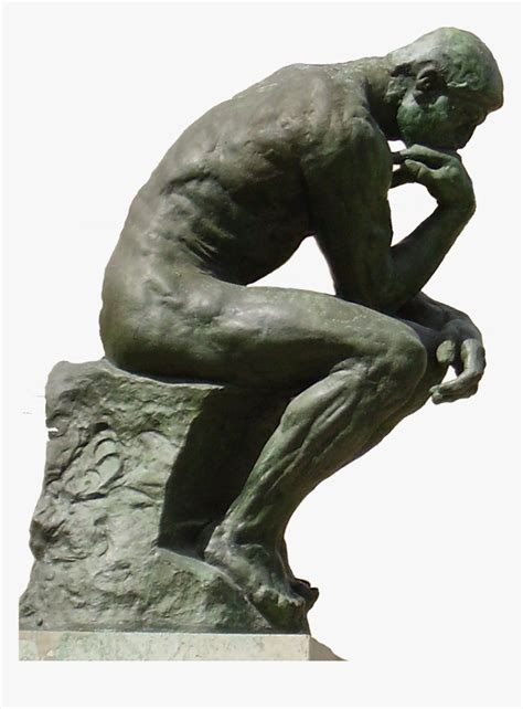 The Thinker Statue Png, Transparent Png , Transparent Png Image - PNGitem