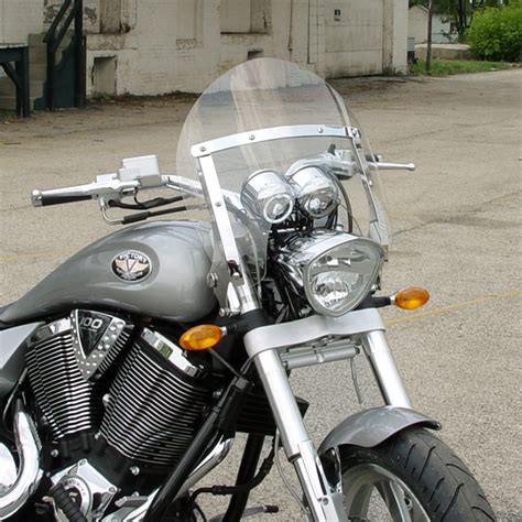 Victory Windshield National Cycle Switchblade Shorty Clear Windshield