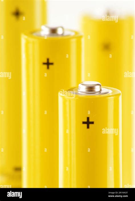 Composition With Alkaline Batteries Chemical Waste Stock Photo Alamy