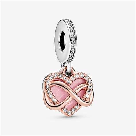 Sparkling Infinity Heart Dangle Charm Pandora Uk