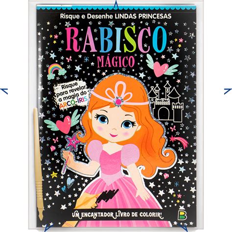 Livro De Colorir Rabisco Mágico Risque Desenhe BrasiLeitura Tem Tem