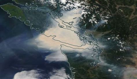 Cliff Mass Weather And Climate Blog Huge Plume Of Bc Wildfire Smoke Reaches The Northwest