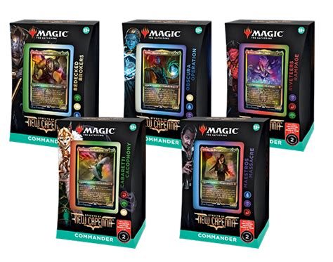 Streets Of New Capenna Commander Decklists Magic The Gathering