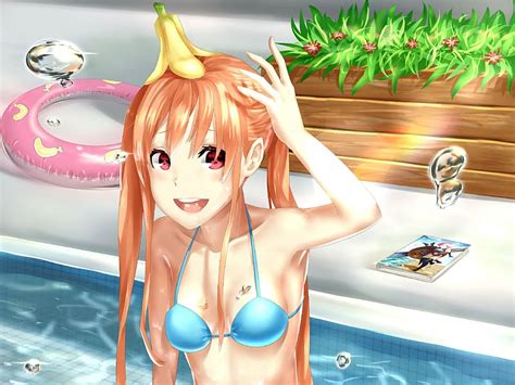 Anime Bikini Yoshiko Hanabatake Aho Girl Hd Wallpaper Peakpx